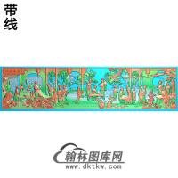 GDRW-4264琴棋书画1精雕图(GD-193)