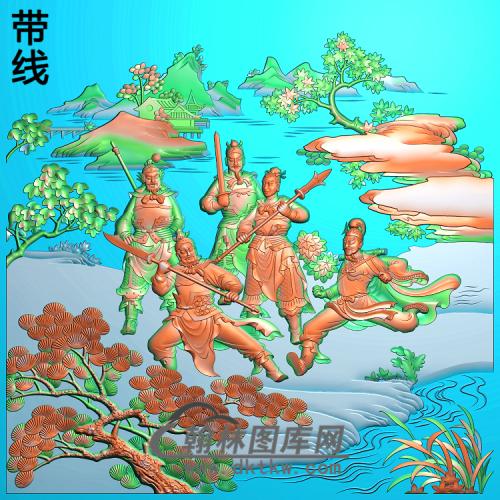 GDRW-8057-三国演义精雕图(GD-242)