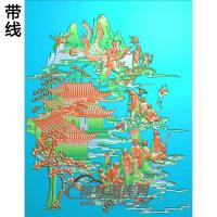 SSJZ-00-正大门板--精雕图(GD-325)