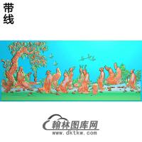 极品孔子教书 大图精雕图(GD-379)