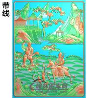 人物多宝格-oo精雕图(GD-411)