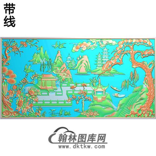 SS-040-山水系列精雕图(SSJZ-048)