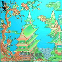 SS-055-山水系列精雕图(SSJZ-056)