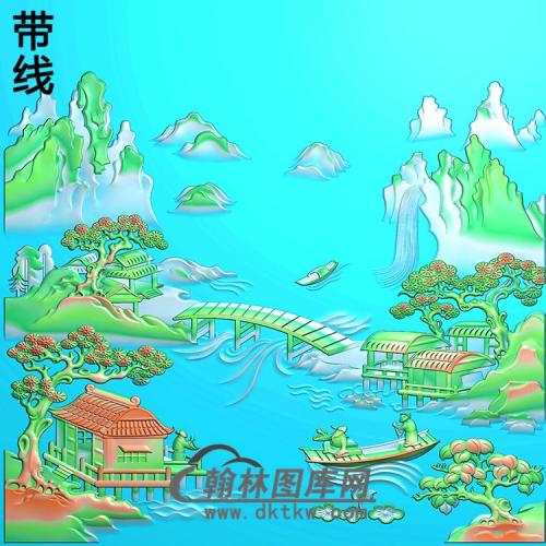 SS-060-山水系列精雕图(SSJZ-060)