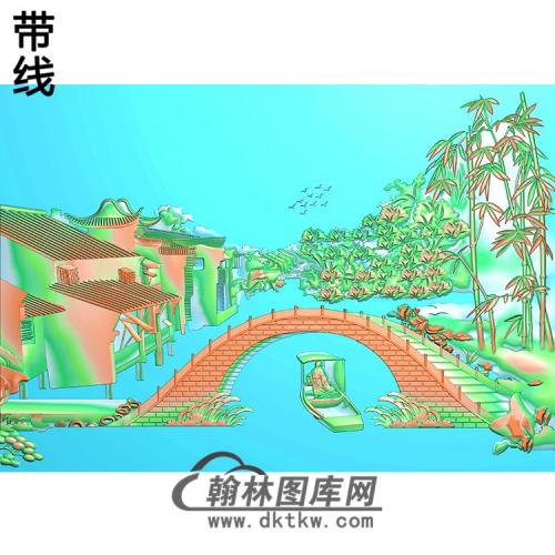 SS-084-山水系列精雕图(SSJZ-069)