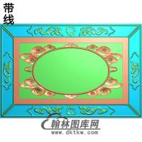 龙盒边框精雕图（ZSBK-050）