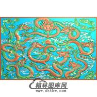 L-207-九龙图无线精雕图（JL-017）