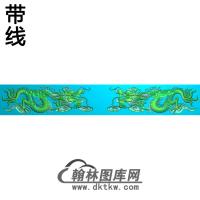 L-1229双龙线精雕图（SL-073）