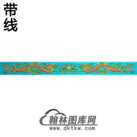 双龙带线精雕图（SL-098）