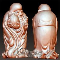 寿星立体圆雕图(YSX-13)