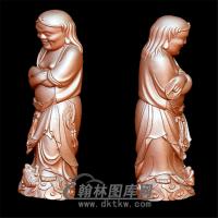 刘海戏金蟾立体圆雕图(YGD-007)