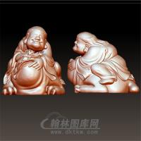 刘海戏金蟾立体圆雕图(YGD-012)