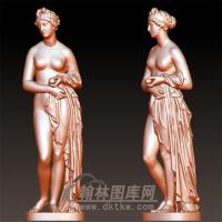 维纳斯立体圆雕图（YXF-059)
