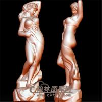 西方欧式美女立体圆雕图（YXF-090)