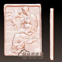 台阶上的圣母立体圆雕图（YXF-136)