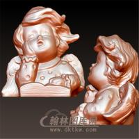 小天使丘比特立体圆雕图（YXF-224)