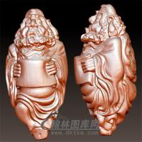dm-010达摩核雕立体圆雕图