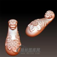 貔貅如意立体圆雕图(YPX-011)