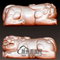 貔貅立体圆雕图(YPX-019)