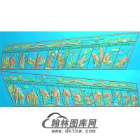 二十四孝棺材板精雕图（GC-023）