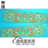 双龙侧板精雕图（GC-121）