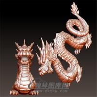 龙立体圆雕图(YL-046)