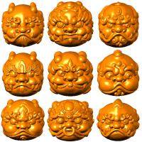 龙九子立体圆雕图（YL-050)