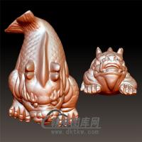 鳌鱼立体圆雕图(YL-002)