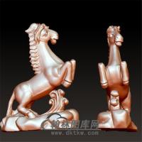 十二生肖马立体圆雕图(YM-027)