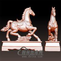底座马立体圆雕图(YM-038)
