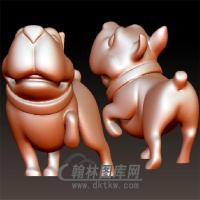 狗立体圆雕图(YG-023)