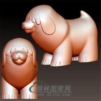狗立体圆雕图(YG-047)