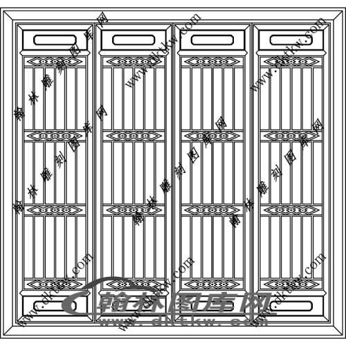 镂空花格图（LK-227)