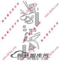 镂空花格图（ZLK-609)