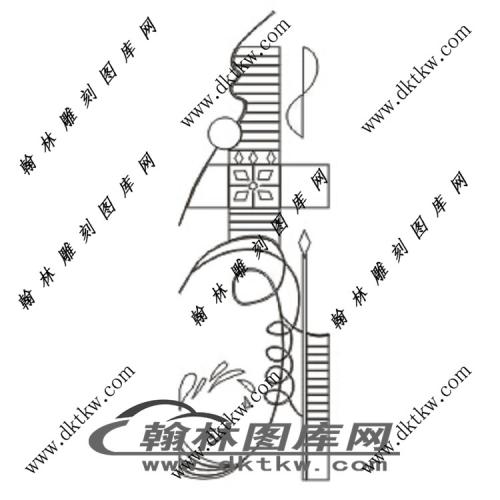 镂空花格图（ZLK-730)