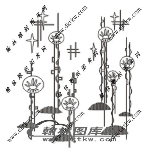 镂空花格图（ZLK-865)