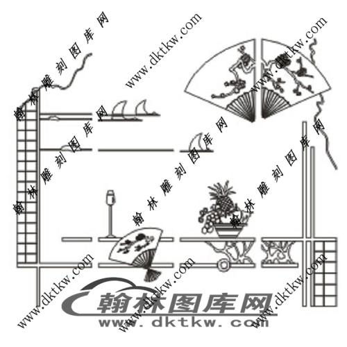 镂空花格图（ZLK-896)