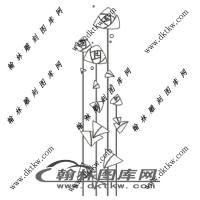 镂空花格图（ZLK-1064)