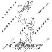 镂空花格图（ZLK-1199)