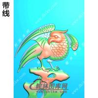 老鹰46牌挂件带线精雕图（GJY-061)