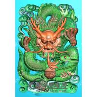 单龙戏珠46牌精雕图（GLF-146)
