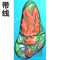 玉雕随形龙牌挂件带线精雕图（GLF-526)
