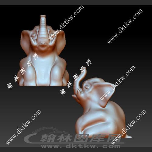 宝宝象立体圆雕图（SKT-299）