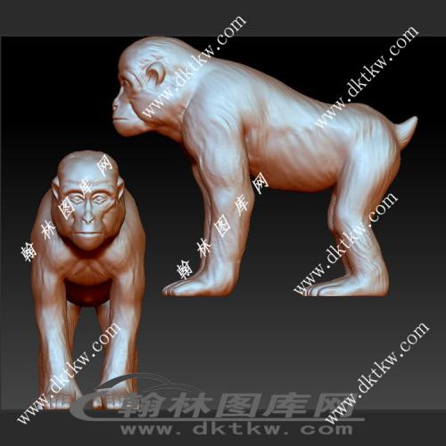猴立体圆雕图（SKT-717）