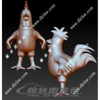 欢快的公鸡立体圆雕图（RNG-075）