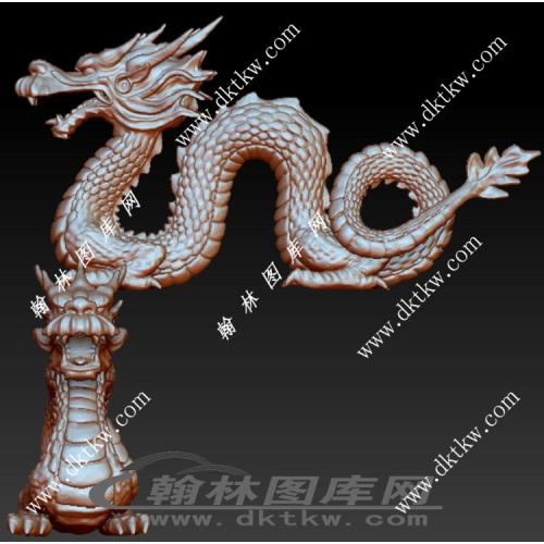 中国龙立体圆雕图（RNG-087）
