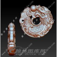 龙鱼立体圆雕图（YDS-035）