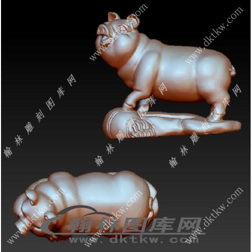 猪立体圆雕图（YDS-168）