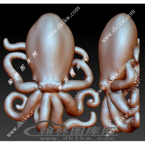 八爪鱼 章鱼怪立体圆雕图（RNG-113）