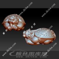 龙龟立体圆雕图（DWG-187）
